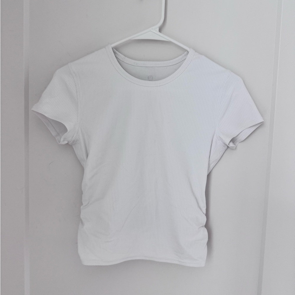 Lululemon All It Takes Back-Twist Ribbed Short-Sleeve Shirt